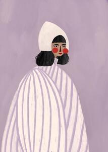 Ilustracja The Woman With the White Hat, Bea Muller