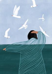 Ilustracja Seaside, Bea Muller