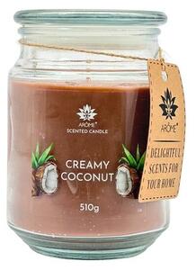 Arome Świeca w szkle 510 g, Creamy coconut