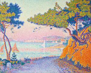 Ilustracja Golfe Juan 1896, Paul Signac