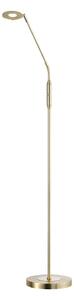 Lampa stojąca LED w kolorze złota ze ściemniaczem (wysokość 150 cm) Dent – Fischer & Honsel