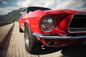 Ilustracja Classic Muscle Car, cyano66