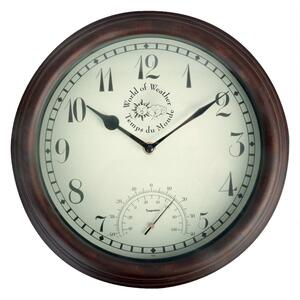 Zegar ogrodowy z termometrem Esschert Design Time