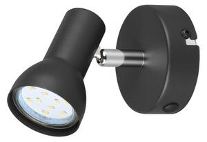 Czarna lampa punktowa ø 8 cm Cantar – Reality