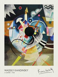 Reprodukcja A Center 1924, Wassily Kandinsky