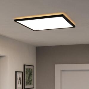 Eglo Eglo 901444- LED Plafon łazienkowy ROVITO 17W/230V 50x50 cm IP44 czarny EG901444