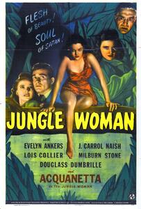 Ilustracja Jungle Woman Poster