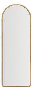 Lustro z drewnianą ramą ścienne 55x155 cm Milsa – Kave Home