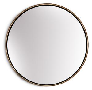 Casa Chic Fournier, lustro ścienne, metalowa rama, okrągłe, Ø 58,8 cm