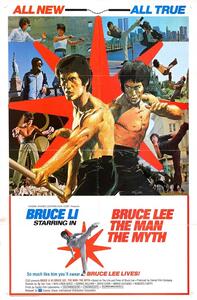 Ilustracja Bruce Lee Man Myth