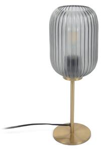 Lampa stołowa w kolorze złota ze szklanym kloszem (wys. 40 cm) Hestia – Kave Home