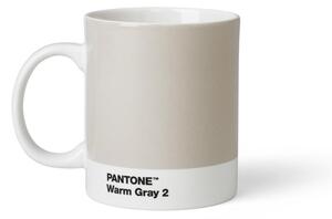 Jasnoszary porcelanowy kubek 375 ml Warm Gray 2 – Pantone