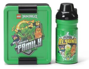 Pojemnik śniadaniowy dla dzieci z butelką Ninjago – LEGO®