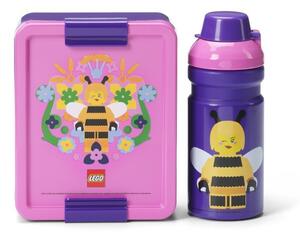 Pojemnik śniadaniowy dla dzieci z butelką Bee – LEGO®