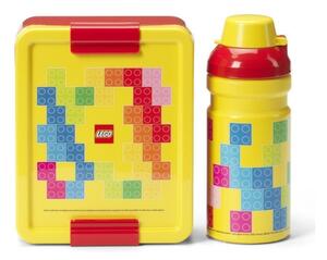 Pojemnik śniadaniowy dla dzieci z butelką Brick – LEGO®