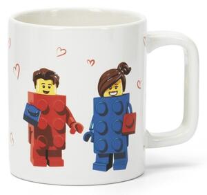 Biały ceramiczny kubek dla dzieci 300 ml Love – LEGO®