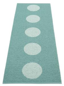 Turkusowy chodnik odpowiedni na zewnątrz 70x200 cm Vera Pop Jade – Pappelina