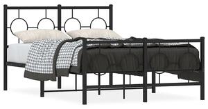 Czarne metalowe łóżko 120x200cm - Ripper