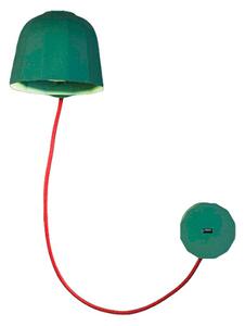 Prandina - Novia W1 Lampa Ścienna USB Green