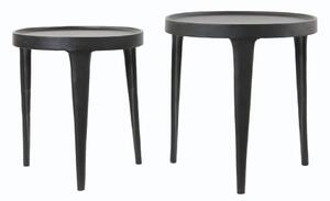 Okrągłe stoliki zestaw 2 szt. ø 43 cm Tobias – Light & Living