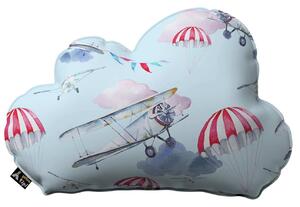 Bawełniana poduszka Soft Cloud z motywem samolotów