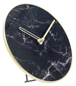 Zegar stojący (czarny) Marble Nextime