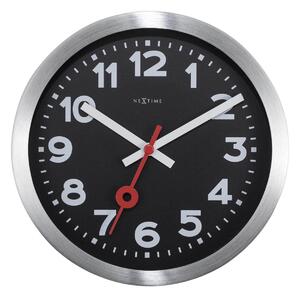 Zegar ścienny/stojący z cyframi (czarny, 19 cm) Station Nextime