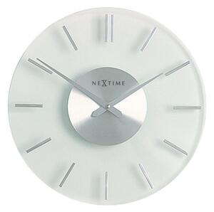 Zegar ścienny szklany (26 cm) Stripe Nextime