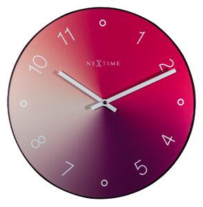 Zegar ścienny (czerwony) Gradient Nextime