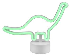 Biała lampa stołowa LED (wys. 20 cm) Bronto – Reality