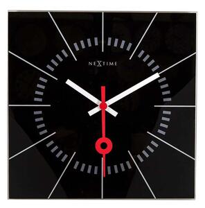 Zegar ścienny (czarny) Stazione Nextime