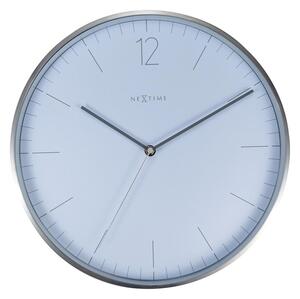 Zegar ścienny (biały) Essential Silver Nextime