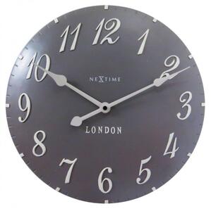 Zegar ścienny (szary) London Arabic Nextime
