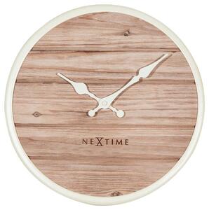 Zegar ścienny 50 cm (jasny) Plank Nextime