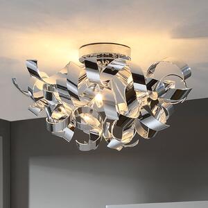 Lampa sufitowa Elviro Lindby, możliwość ściemniania, chromowy / srebrny, salon / jadalnia, tworzywo sztuczne, nowoczesny