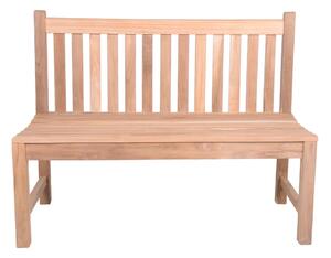 Drewniana ławka ogrodowa w naturalnym kolorze Solo – Garden Pleasure
