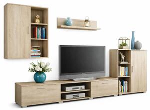 Zestaw mebli do salonu pod tv dąb sonoma Z5-K73