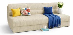Beżowa rozgadana sofa sztruksowa P7-F80