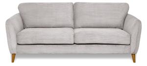Jasnoszara sztruksowa sofa 206 cm Paris – Scandic