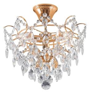 Lampa wisząca w złotym kolorze Markslöjd Rosendal, ø 36 cm