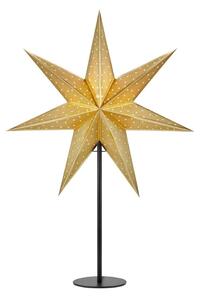 Dekoracja świetlna w kolorze złota ze świątecznym motywem ø 45 cm Glitter – Markslöjd