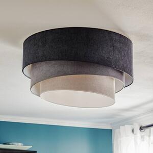 Duolla Lampa sufitowa Pastell Trio Ø 60cm w 3 odcieniach szarości