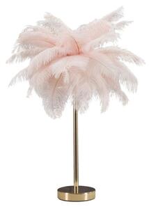 Lampa stołowa w różowo-złotym kolorze (wysokość 55 cm) Palm Pink – Mauro Ferretti