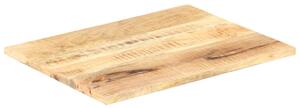 Blat stołu, lite drewno mango, 25-27 mm, 80x70 cm