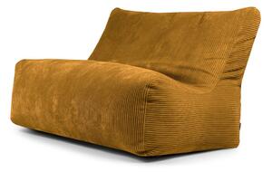 Musztardowy sztruksowy worek do siedzenia Sofa Seat Lounge – SLOWDOWN