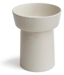 Biały kamionkowy wazon Kähler Design Ombria, wys. 20 cm
