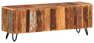 Szafka pod telewizor, 110x30x40 cm, lite drewno z odzysku