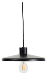 Czarna lampa wisząca z metalowym kloszem Nuvira – Kave Home