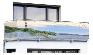 Plastikowa osłona balkonowa 500x85 cm North Sea Coast – Maximex
