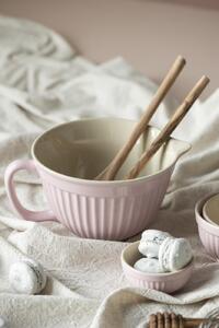 IB Laursen Różowa ceramiczna miska na ciasto MYNTE ENGLISH ROSE